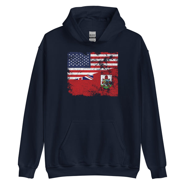 Bermuda USA Flag Hoodie