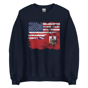 Bermuda USA Flag Sweatshirt