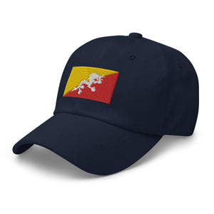 Bhutan Flag Cap - Adjustable Embroidered Dad Hat