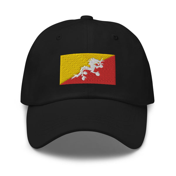 Bhutan Flag Cap - Adjustable Embroidered Dad Hat