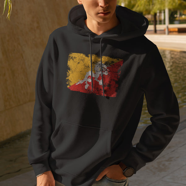 Bhutan Flag Hoodie