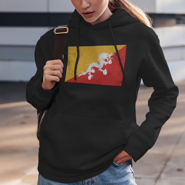 Bhutan Flag Hoodie