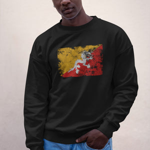 Bhutan Flag Sweatshirt