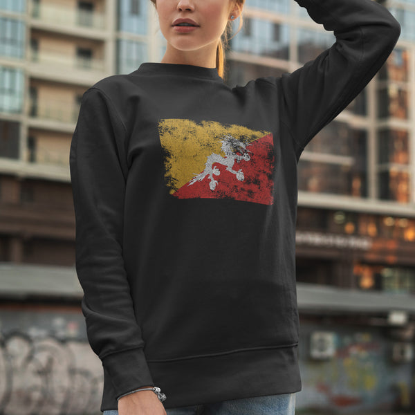 Bhutan Flag Sweatshirt