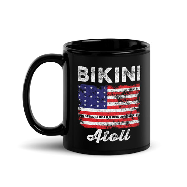 Bikini Atoll Flag Distressed Bikini Flag Mug