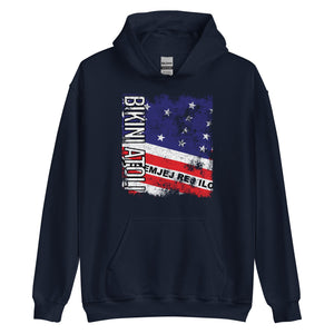 Bikini Atoll Flag Distressed Hoodie