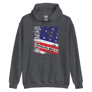 Bikini Atoll Flag Distressed Hoodie