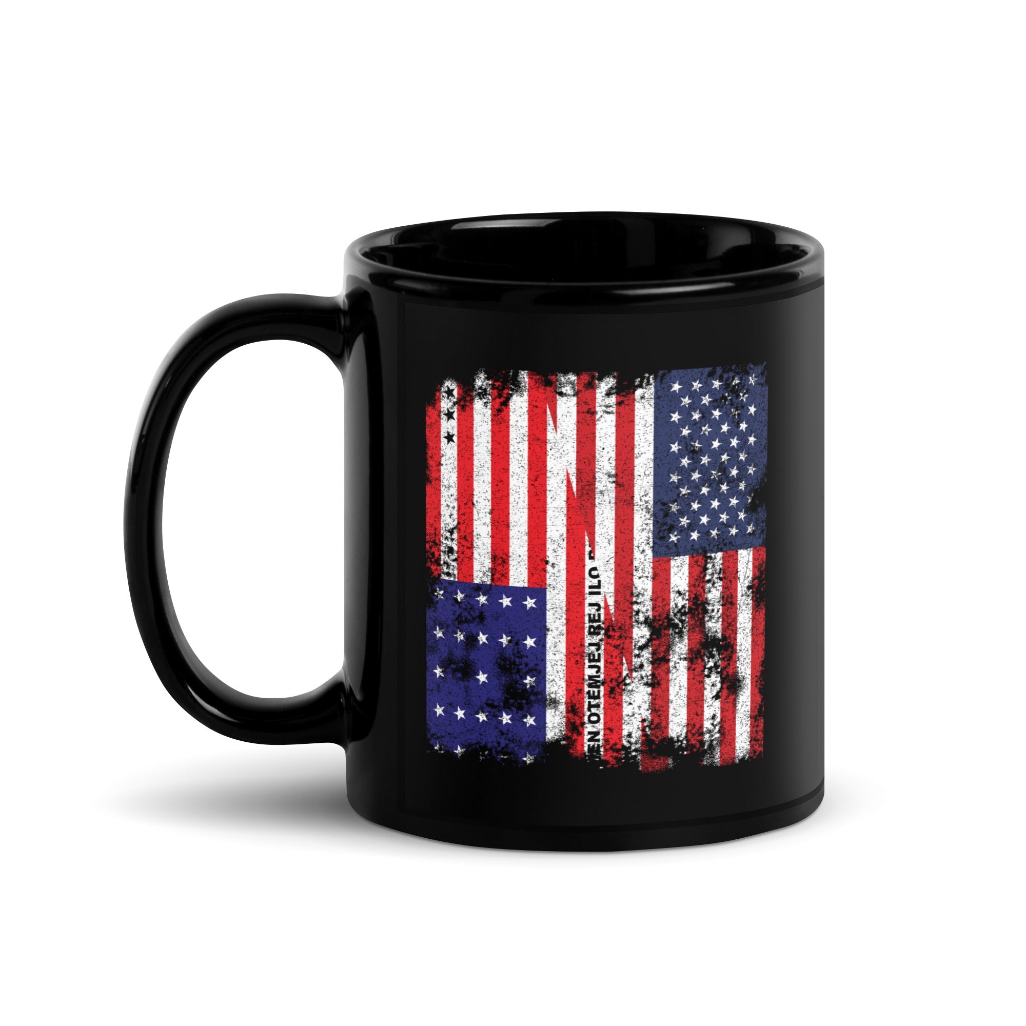 Bikini Atoll USA Flag - Half American Mug
