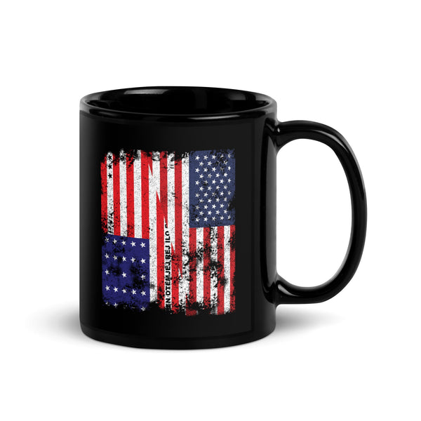 Bikini Atoll USA Flag - Half American Mug