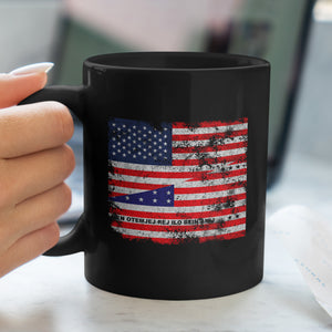 Bikini Atoll USA Flag Mug