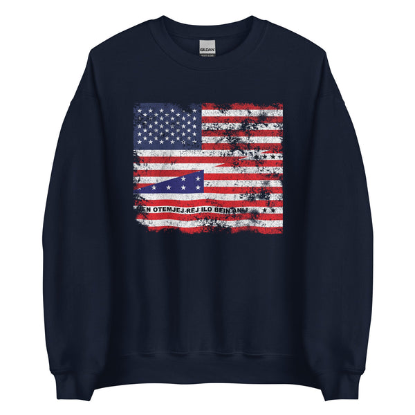 Bikini Atoll USA Flag Sweatshirt