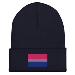 Bisexual Flag Beanie - Embroidered LGBT+ Winter Hat