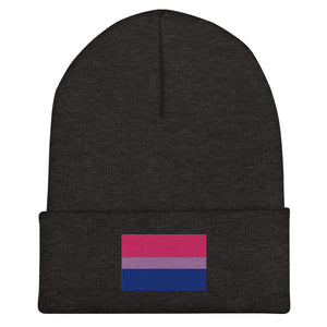 Bisexual Flag Beanie - Embroidered LGBT+ Winter Hat