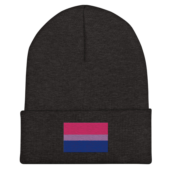Bisexual Flag Beanie - Embroidered LGBT+ Winter Hat