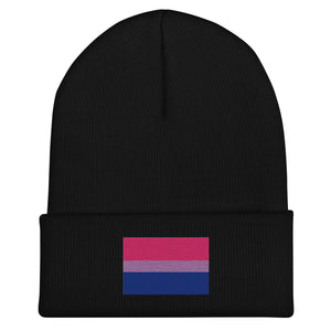 Bisexual Flag Beanie - Embroidered LGBT+ Winter Hat