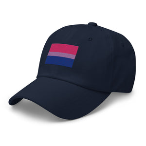 Bisexual Flag Cap - Adjustable Embroidered LGBT+ Dad Hat