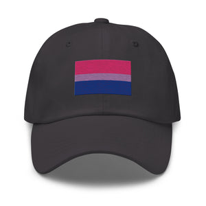 Bisexual Flag Cap - Adjustable Embroidered LGBT+ Dad Hat