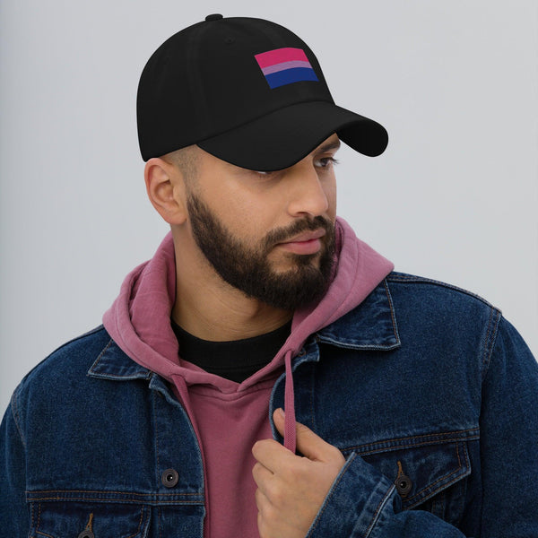Bisexual Flag Cap - Adjustable Embroidered LGBT+ Dad Hat