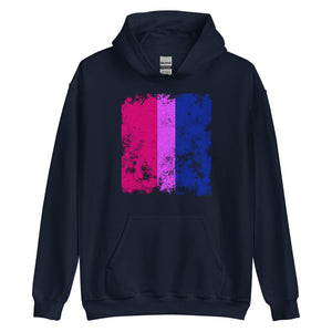 Bisexual Flag - Distressed LGBTQIA2S+ Hoodie