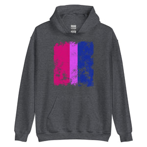 Bisexual Flag - Distressed LGBTQIA2S+ Hoodie