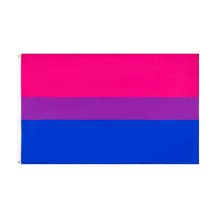 Bisexual Pride Flag - 90x150cm(3x5ft) - 60x90cm(2x3ft) - LGBTQIA2S+