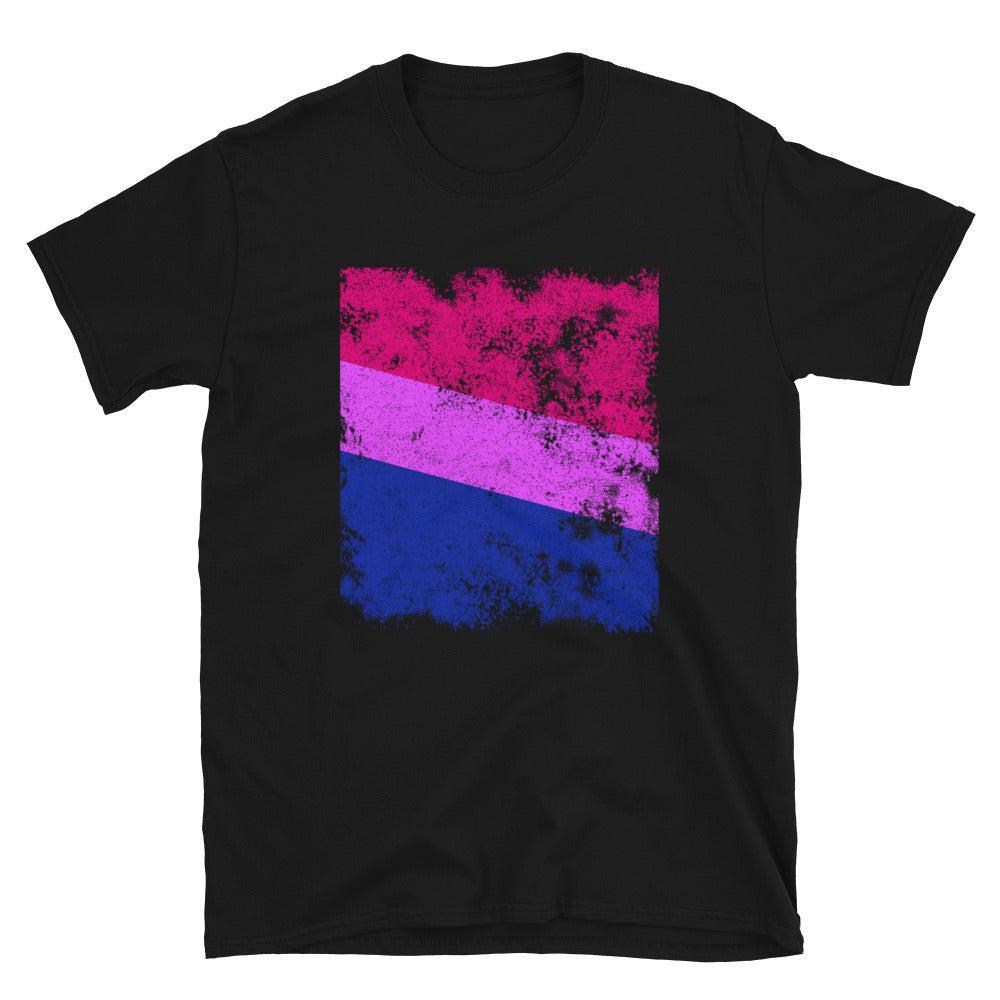 Bisexual Flag - Distressed LGBT+ T-Shirt