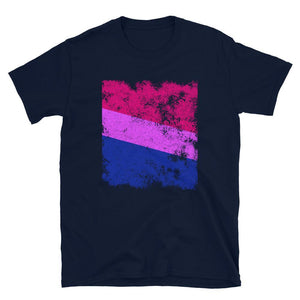 Bisexual Flag - Distressed LGBT+ T-Shirt