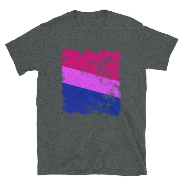 Bisexual Flag - Distressed LGBT+ T-Shirt