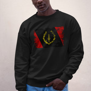 Black American Heritage Flag Sweatshirt