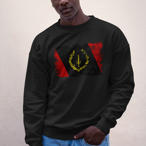 Black American Heritage Flag Sweatshirt