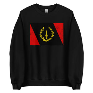 Black American Heritage Flag Sweatshirt