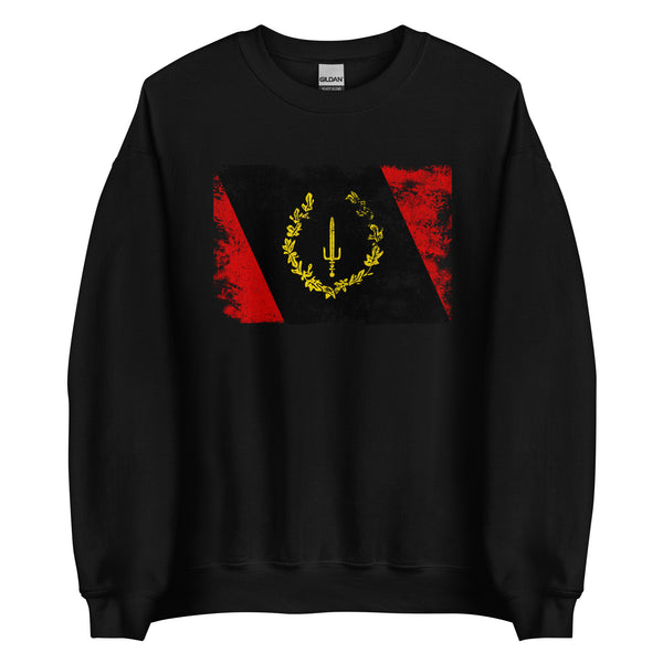 Black American Heritage Flag Sweatshirt