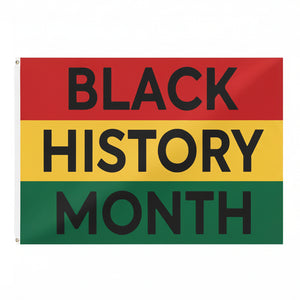 Black History Month Flag - 90x150cm(3x5ft) - 60x90cm(2x3ft)