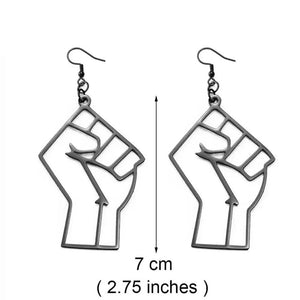 Black Lives Matter Earrings Collection - African Fist Stud Earrings