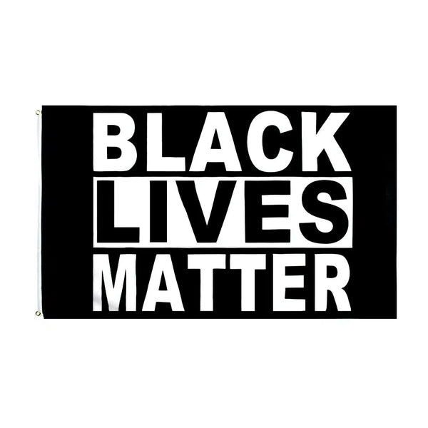 Black Lives Matter Flag - 90x150cm(3x5ft) - 60x90cm(2x3ft)