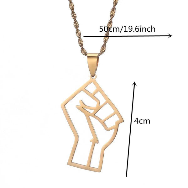 Black Lives Matter Pendant Necklace