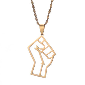 Black Lives Matter Pendant Necklace