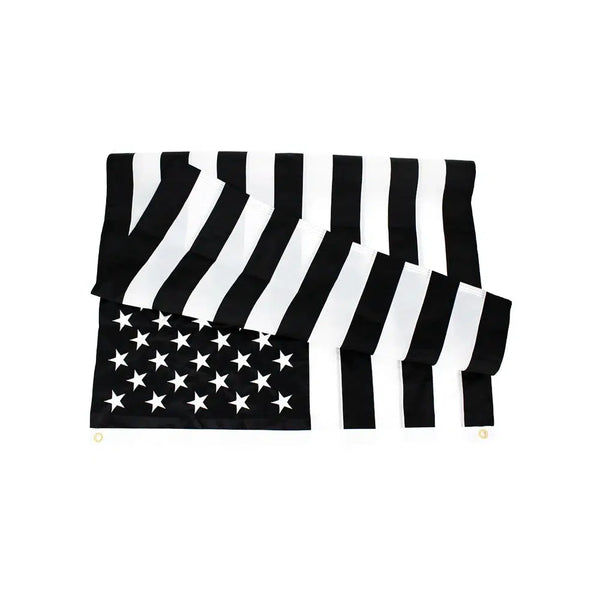 Black and White American Flag - 90x150cm(3x5ft) - 60x90cm(2x3ft)