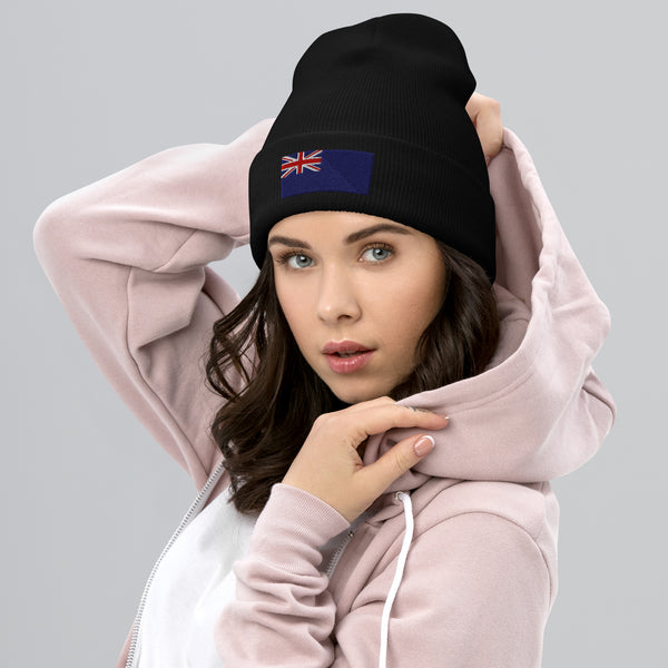 Blue Ensign Flag Beanie - Embroidered Winter Hat