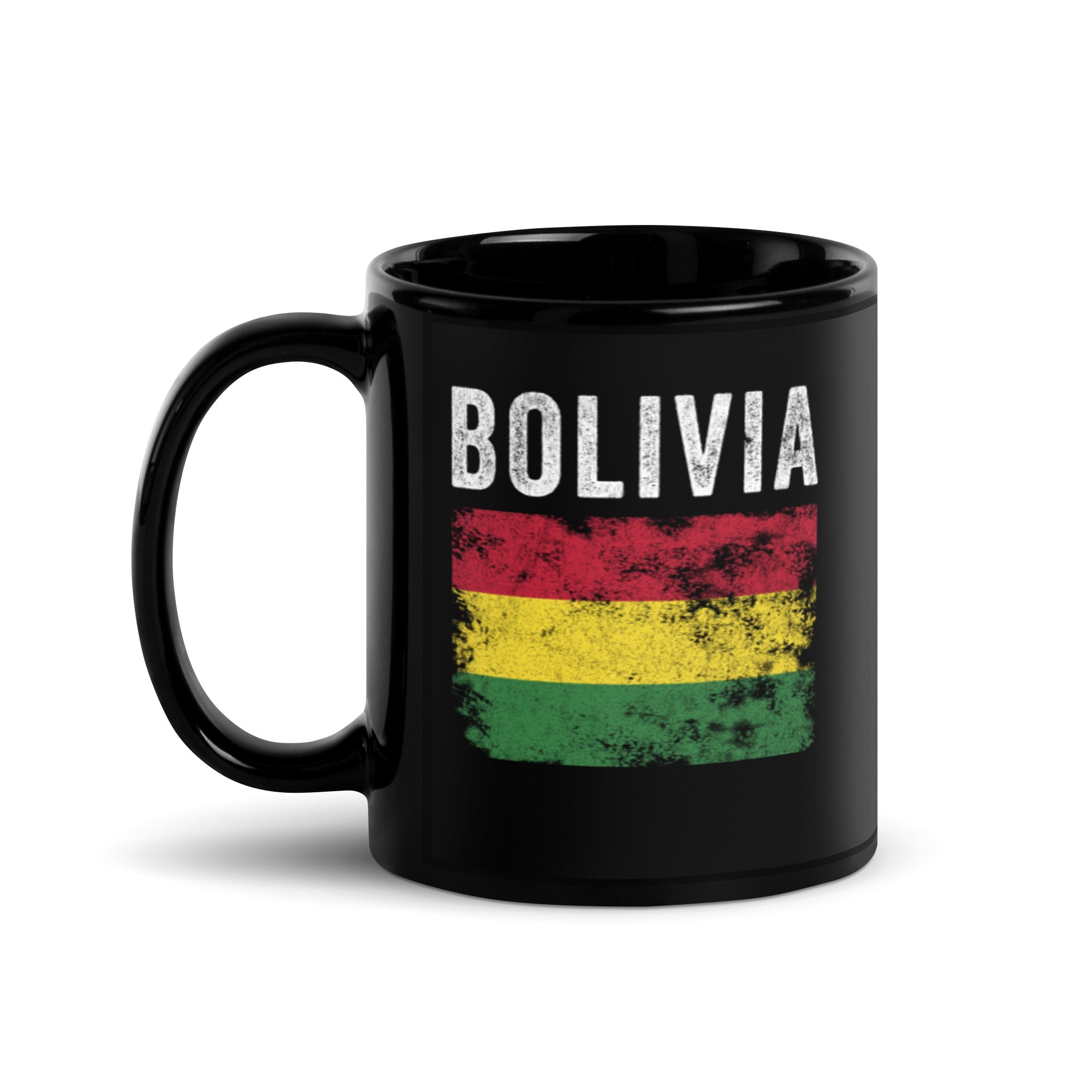 Bolivia Flag Distressed - Bolivian Flag Mug