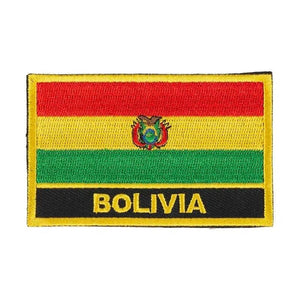 Miếng vá cờ Bolivia - Khâu/Ủi trên miếng vá