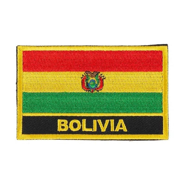 Miếng vá cờ Bolivia - Khâu/Ủi trên miếng vá