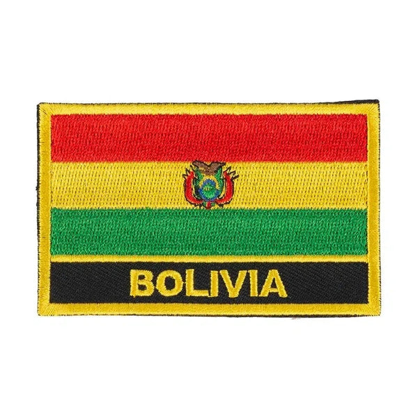 Bolivia Flag Patch - Sew On/Iron On Patch