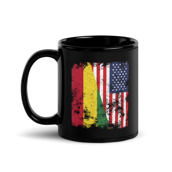 Bolivia USA Flag - Half American Mug