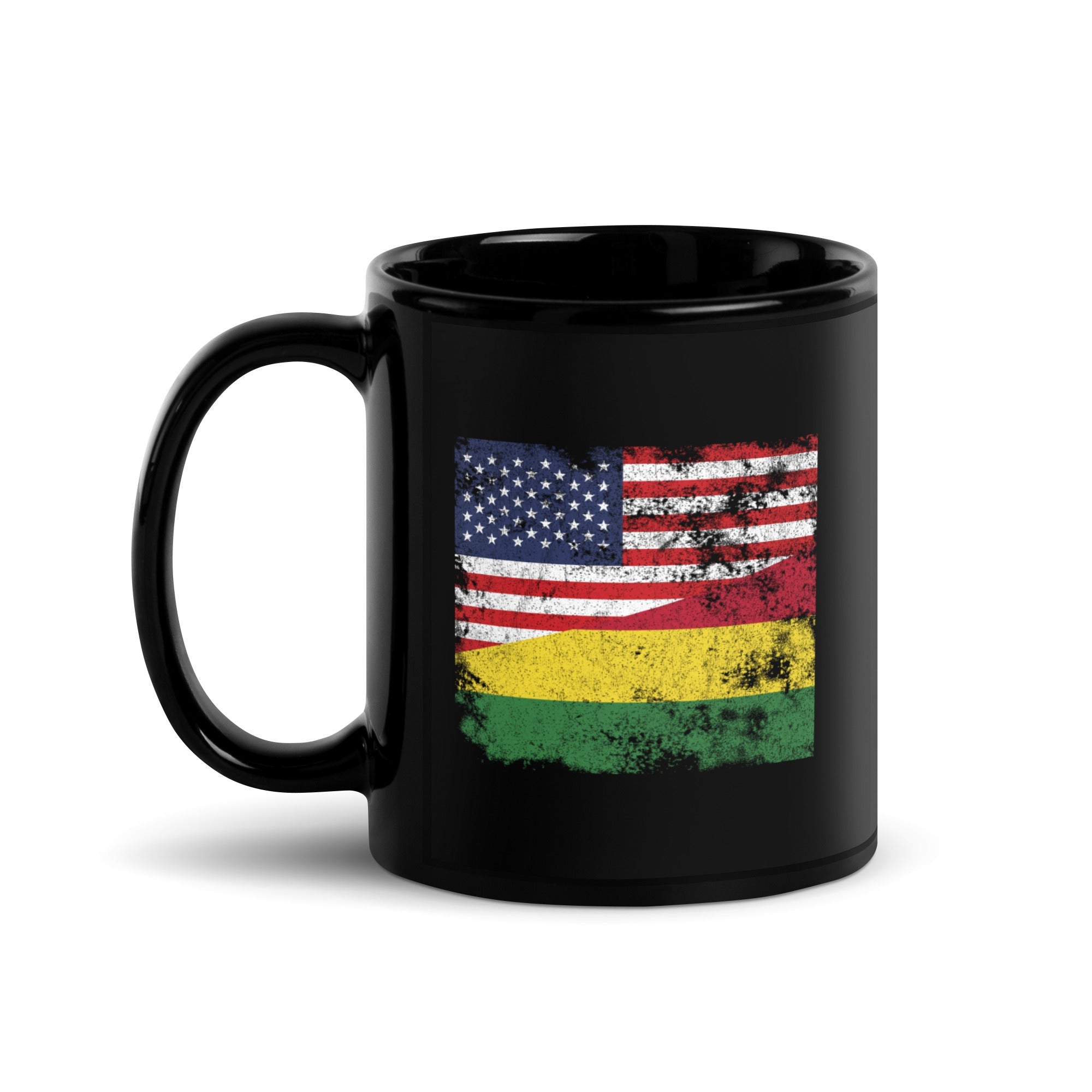 Bolivia USA Flag Mug