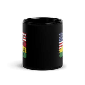 Bolivia USA Flag Mug