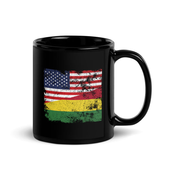 Bolivia USA Flag Mug