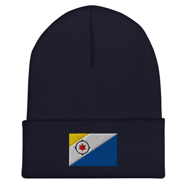 Bonaire Flag Beanie - Embroidered Winter Hat