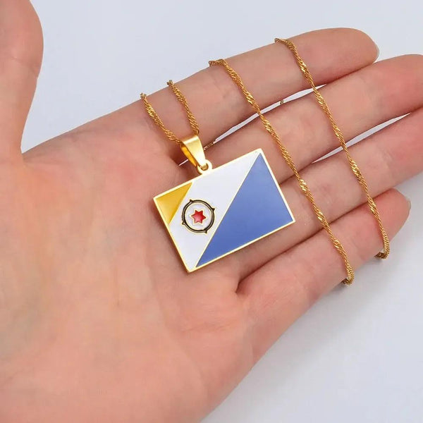 Bonaire Flag Necklace