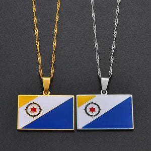 Bonaire Flag Necklace
